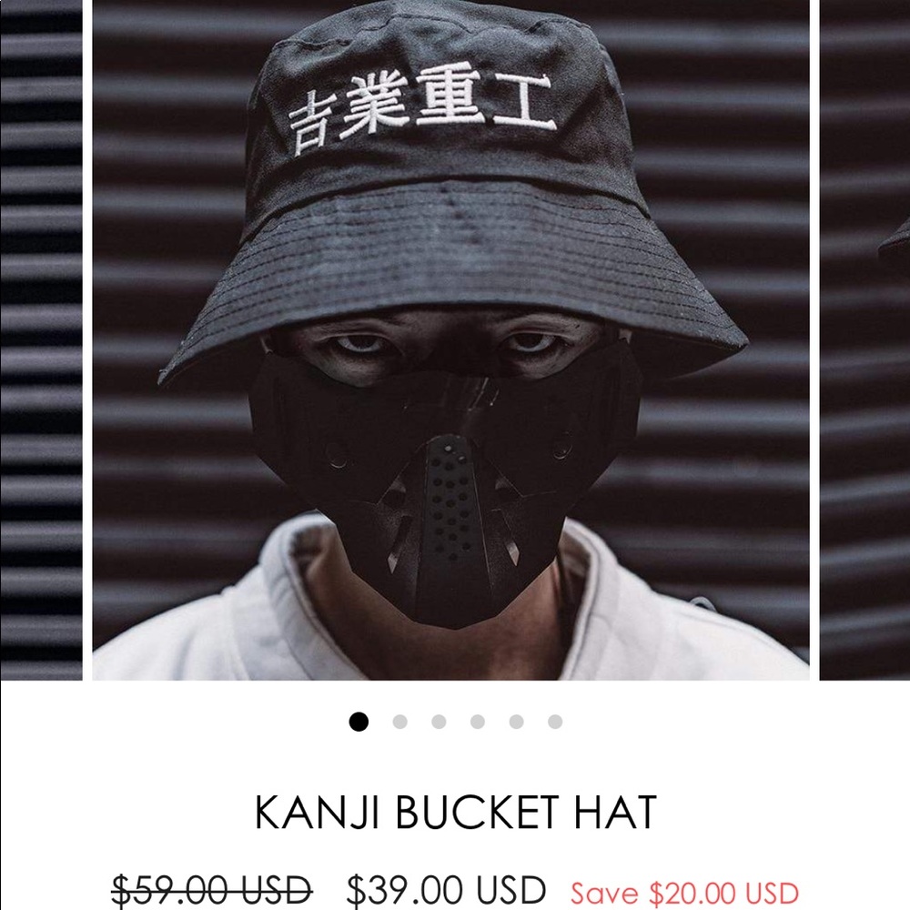 Kanji Bucket Hat